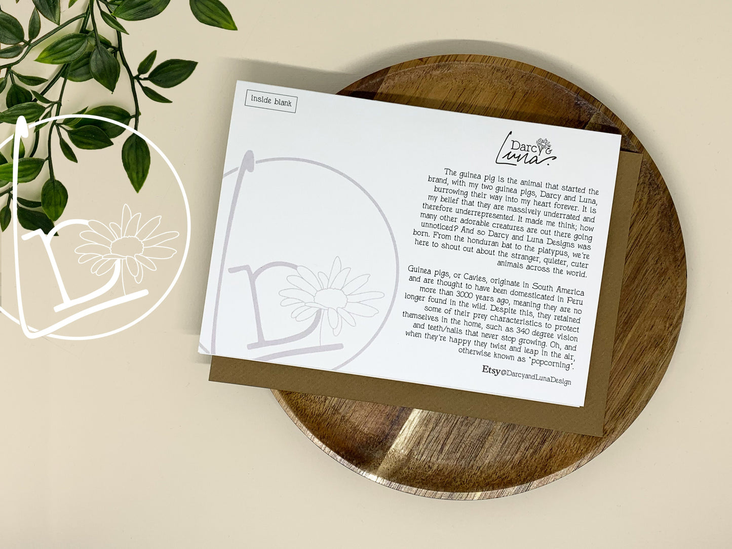 Guinea Pig Xmas Pattern Christmas Card