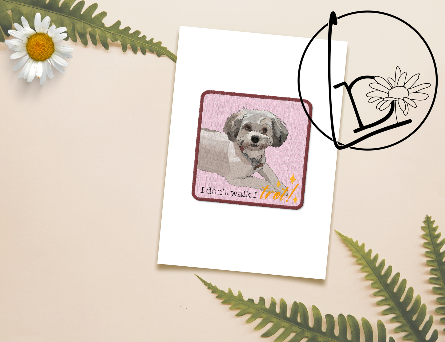 Pup Patch Custom Pet Portrait