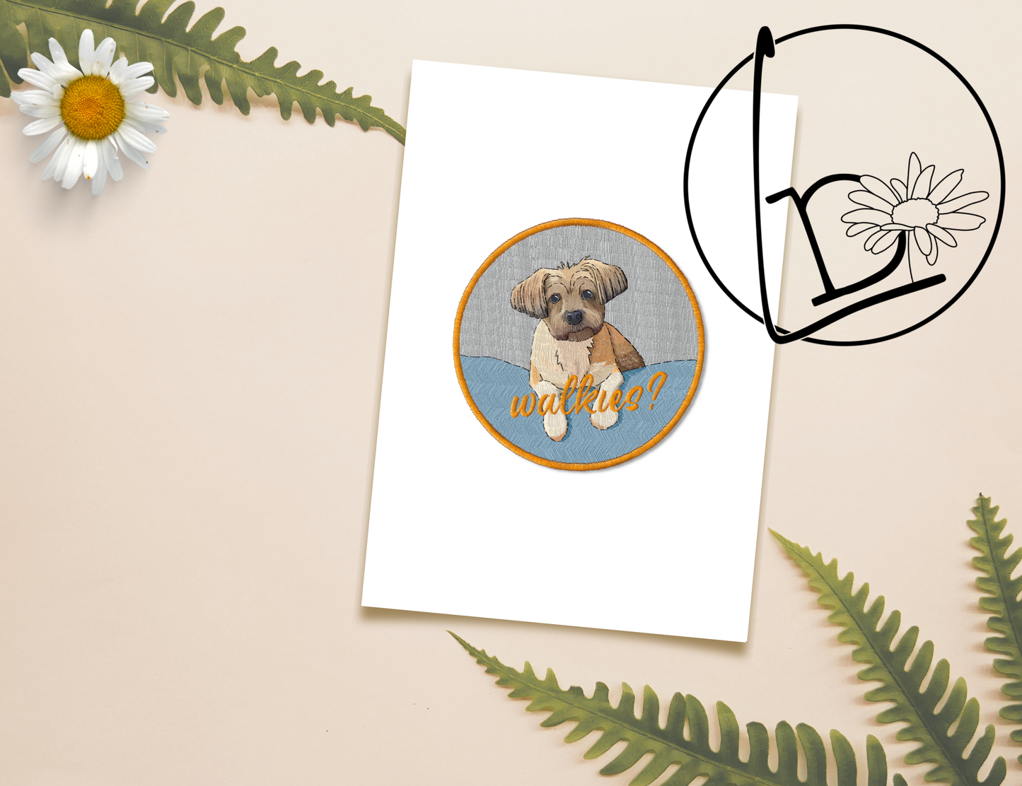 Pup Patch Custom Pet Portrait