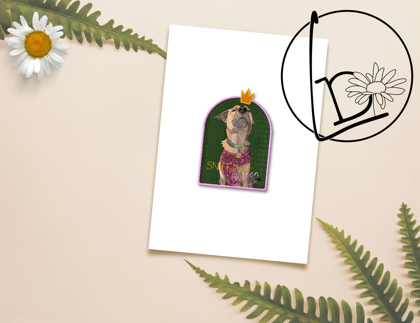 Pup Patch Custom Pet Portrait