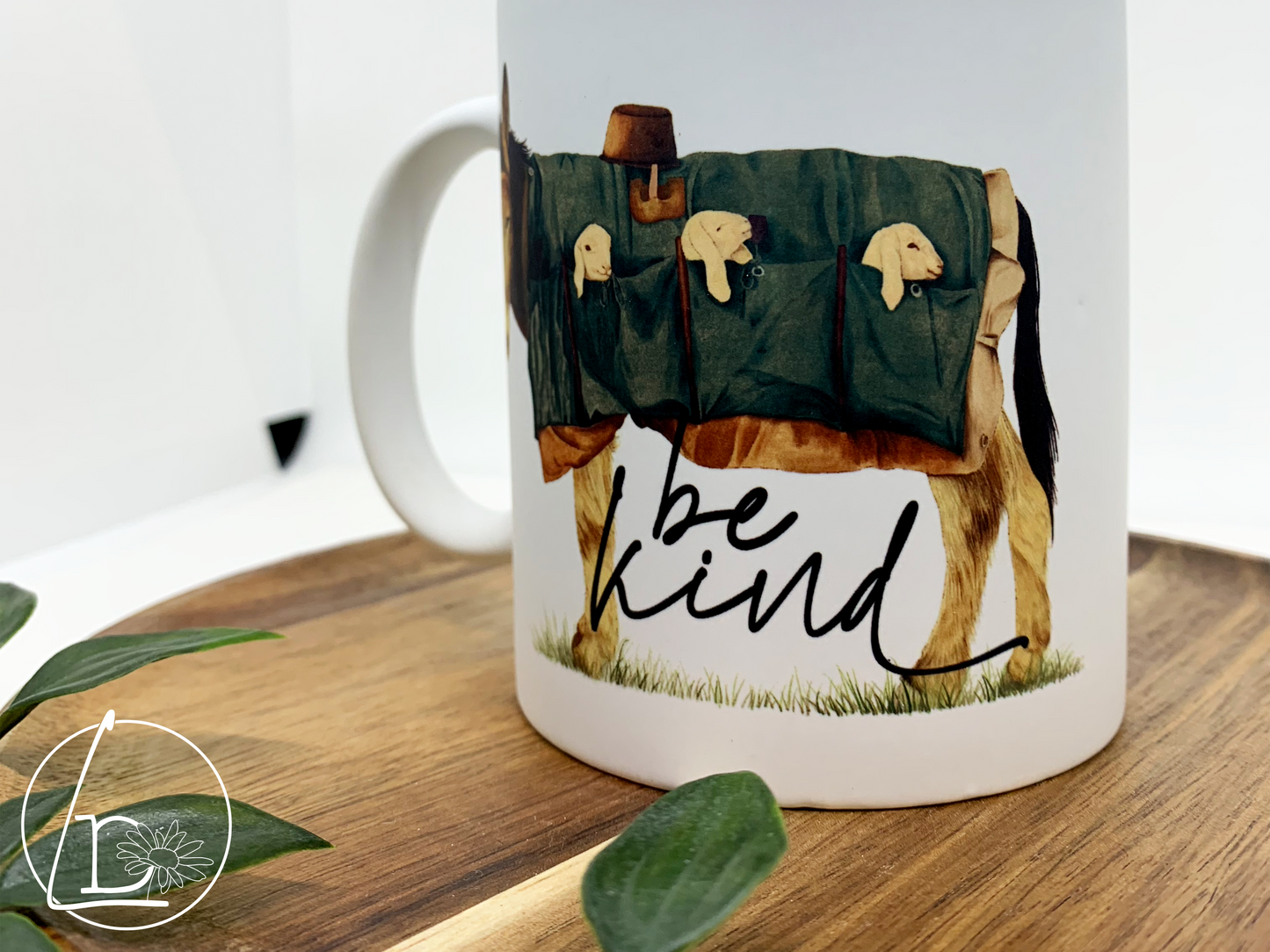 "Be Kind" Donkey Mug