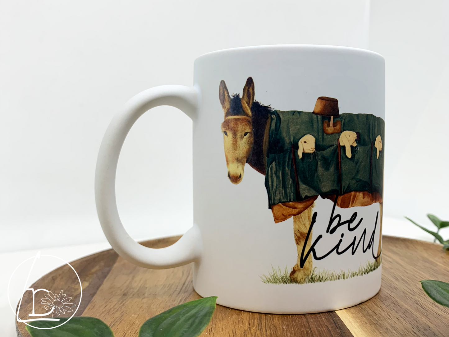 "Be Kind" Donkey Mug