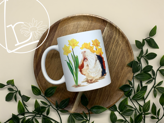 "Daffodils" Guinea Pig Mug