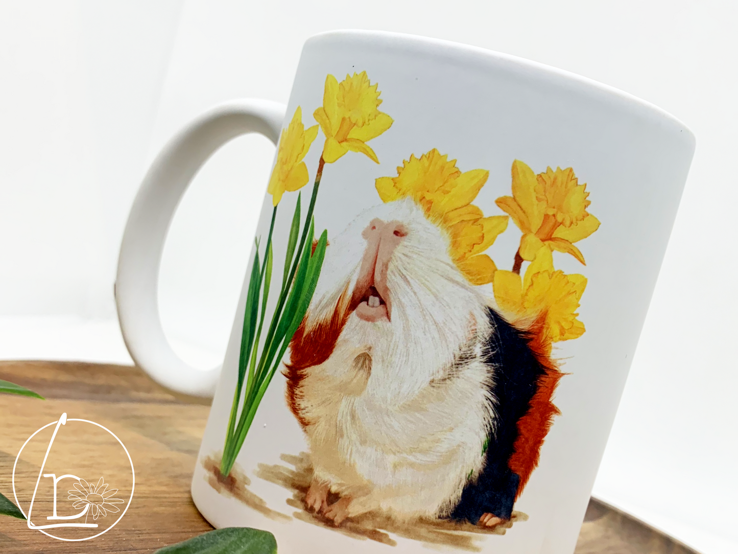 "Daffodils" Guinea Pig Mug