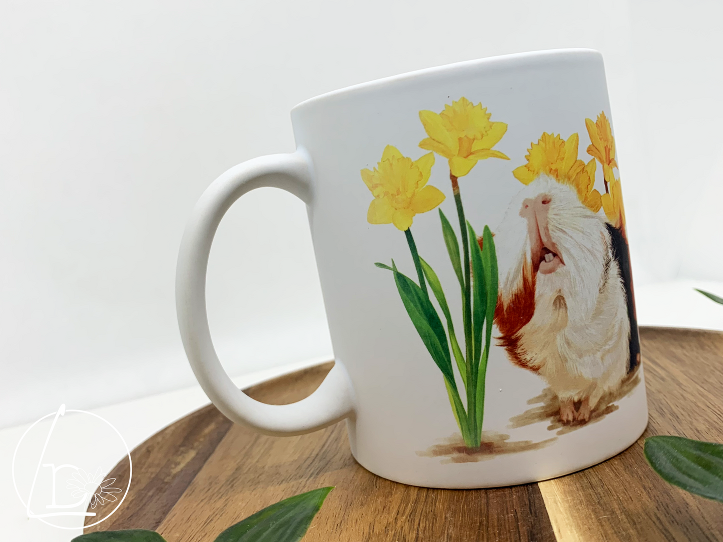 "Daffodils" Guinea Pig Mug