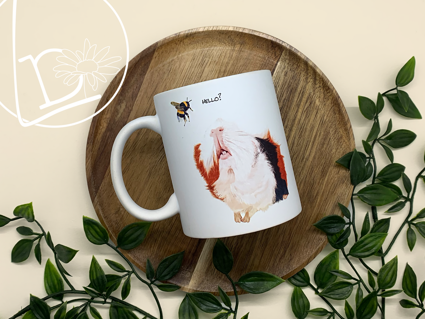 "Hello Mr Bumble" Guinea Pig Mug