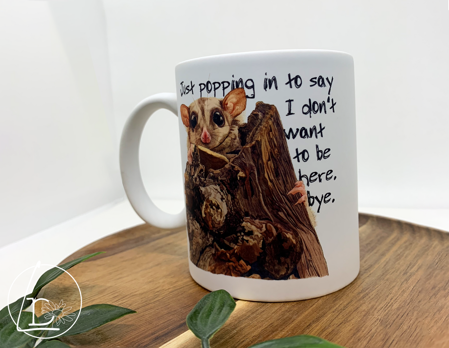 "Hello Goodbye" Sugar Glider Mug