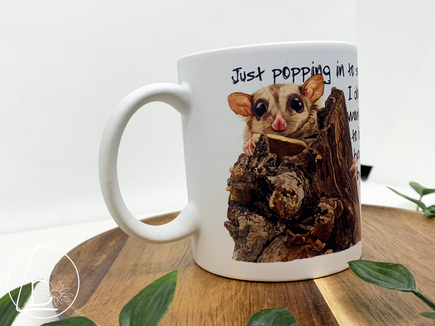 "Hello Goodbye" Sugar Glider Mug