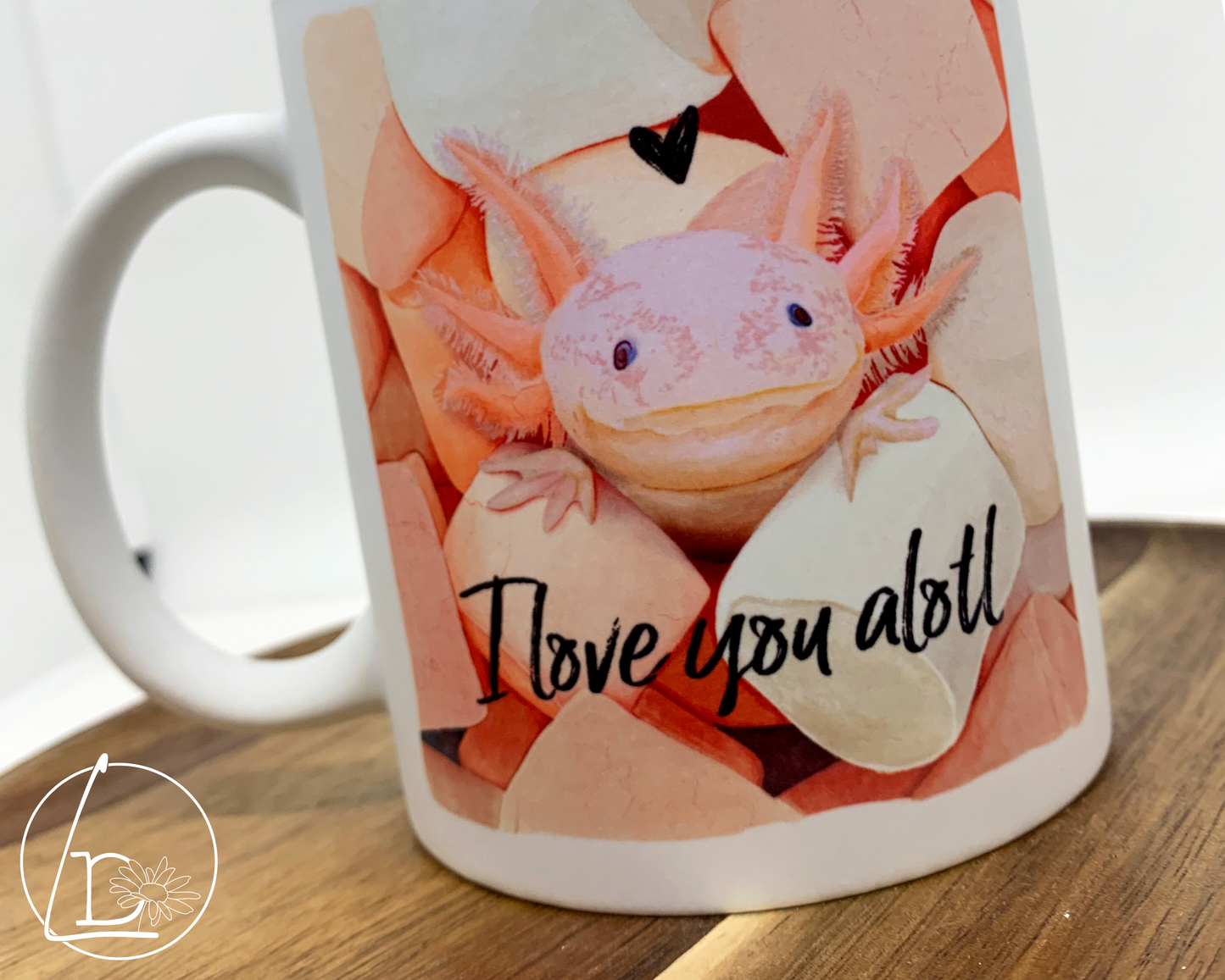 "Love You Alotl" Axolotl Mug