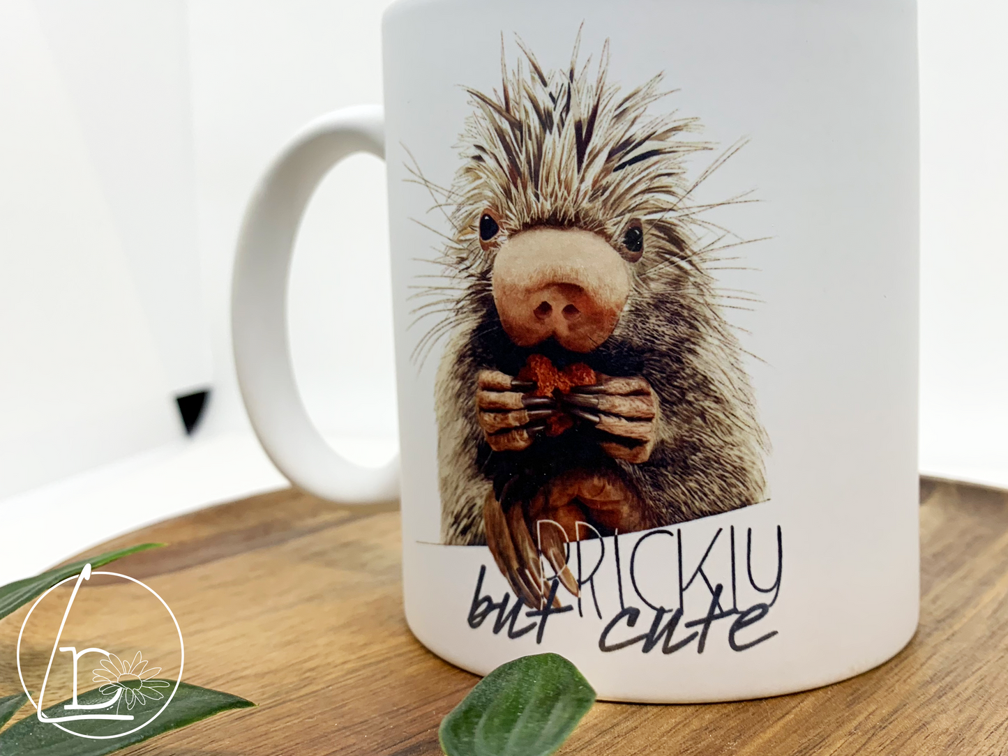 "Prickly But Cute" Porcupine Mug