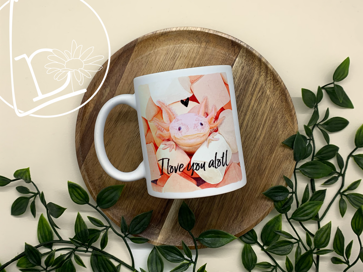 "Love You Alotl" Axolotl Mug