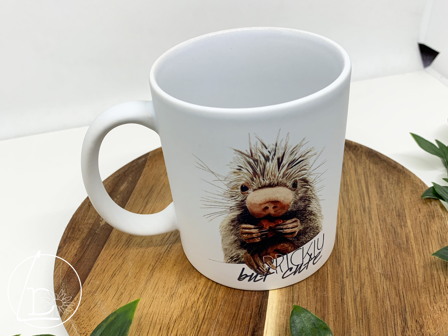 "Prickly But Cute" Porcupine Mug