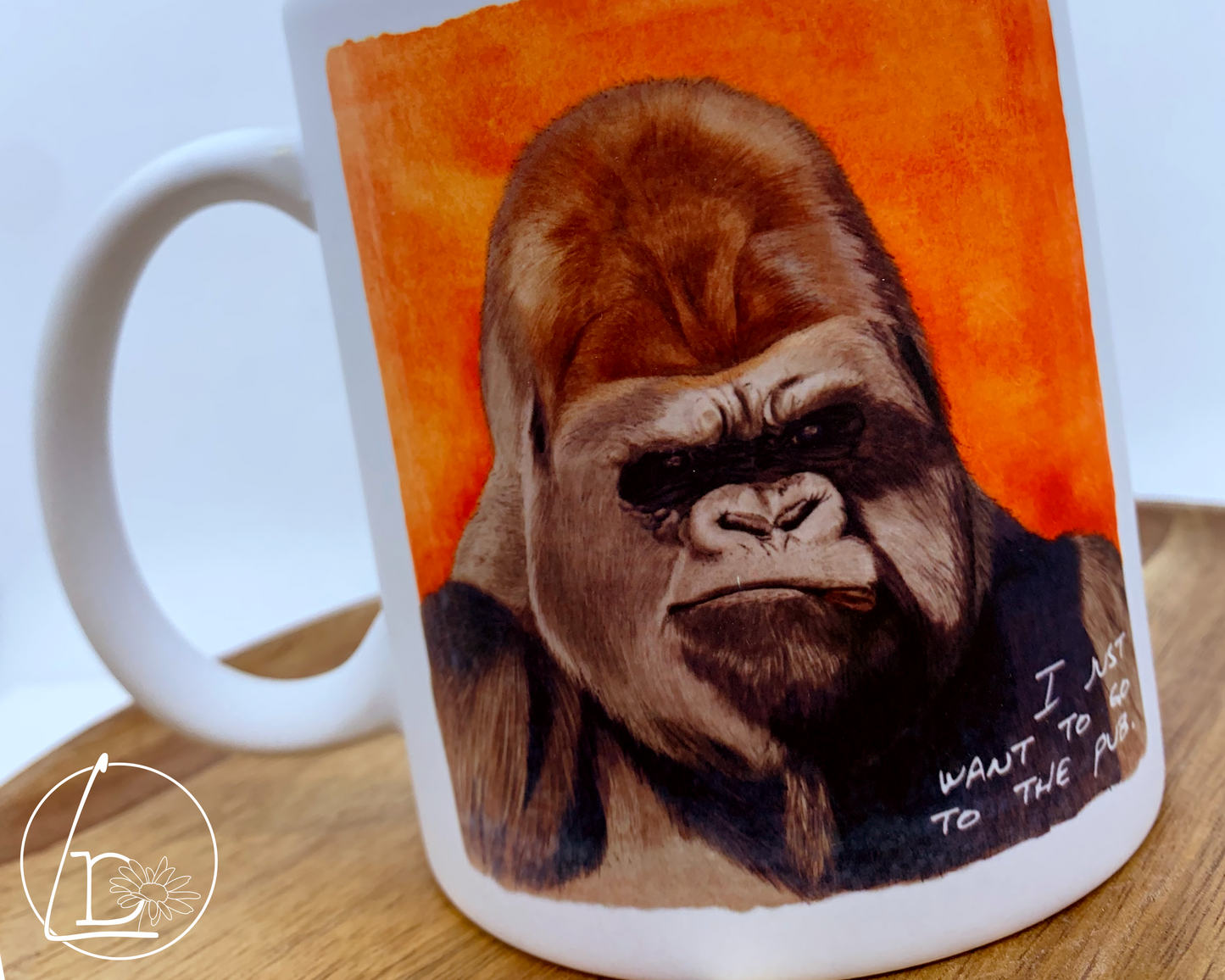 "Pub?" Gorilla Mug