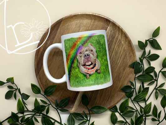 "Rainbow Bridge" XL Bully Mug