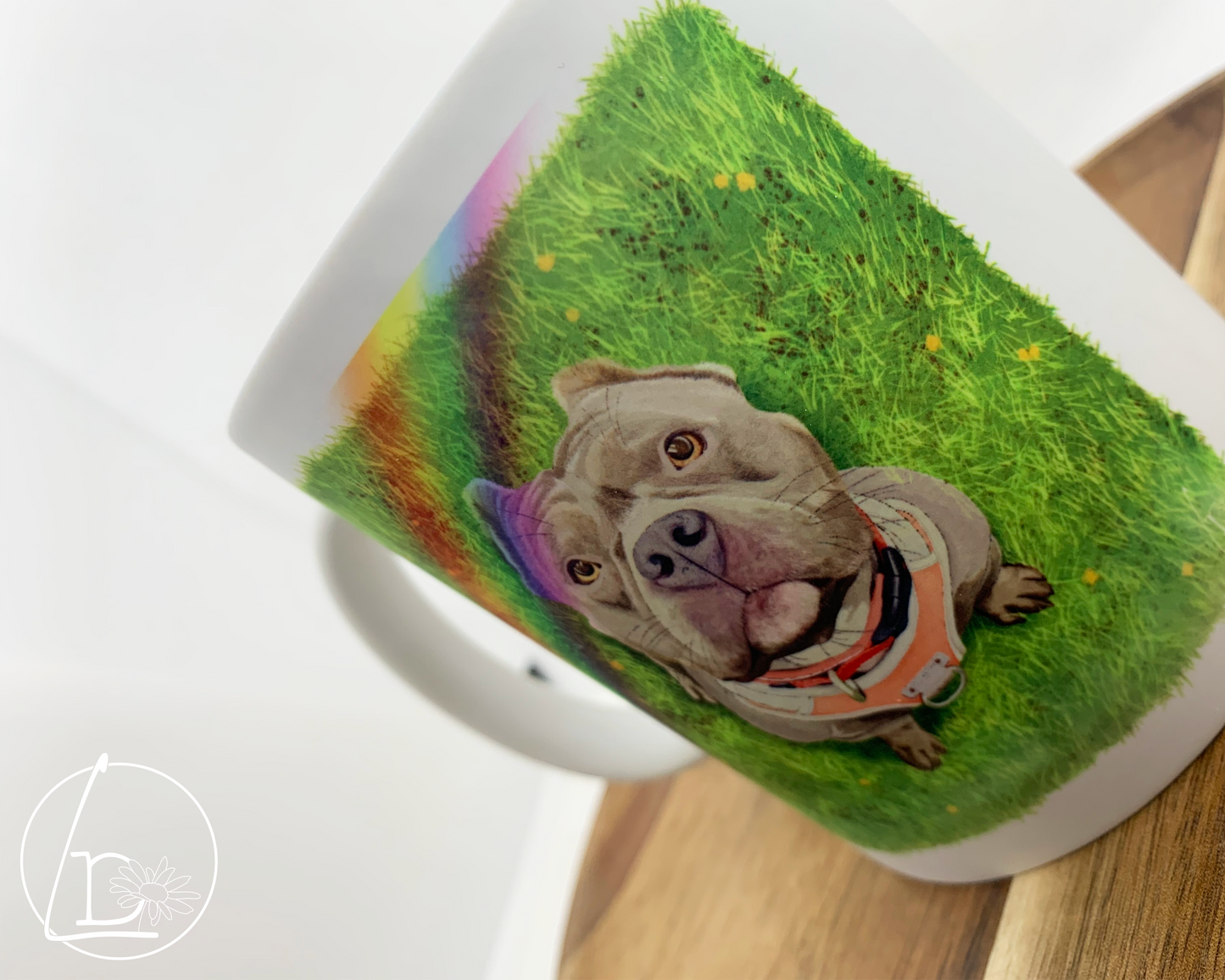 "Rainbow Bridge" XL Bully Mug